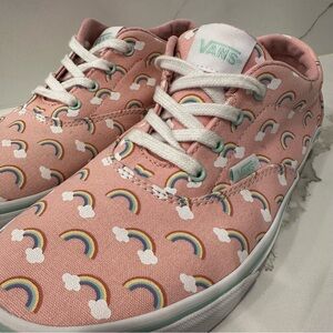 Vans Youth Kids Girls Doheny Rainbows Shoes Sneakers Size Missy 6 Pink Lace Up